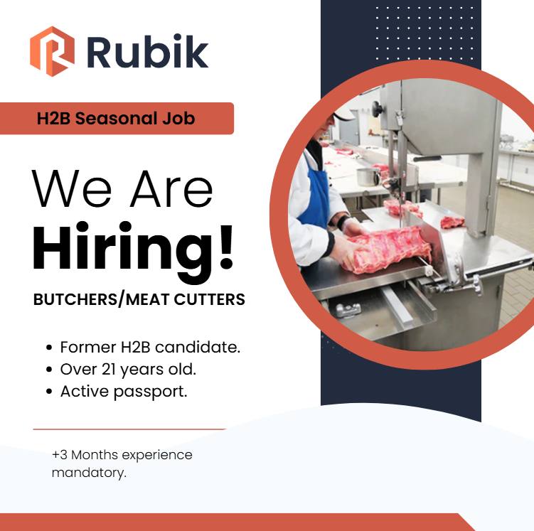 Rubik US Jobs - 🔪 WE’RE HIRING: BUTCHER / MEAT CUTTER 🔪... | Facebook