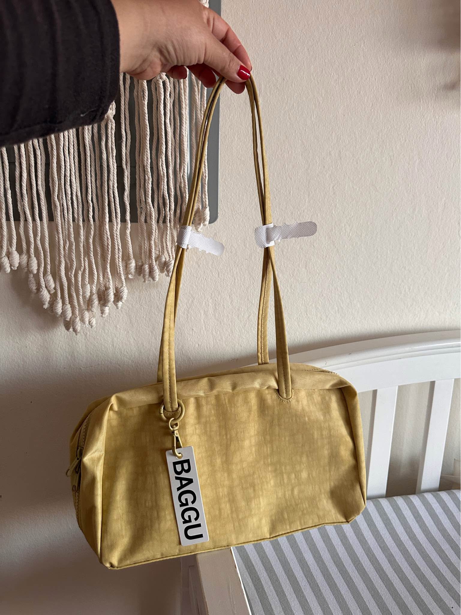 BAGGU Nylon Bowler Bag - Butter - Women
