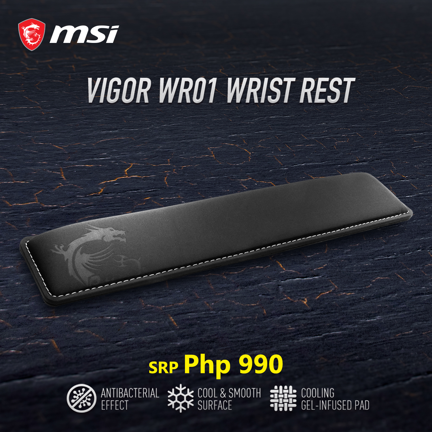 MSI Gaming - MSI VIGOR WR01 WRIST REST Inclined for... | Facebook