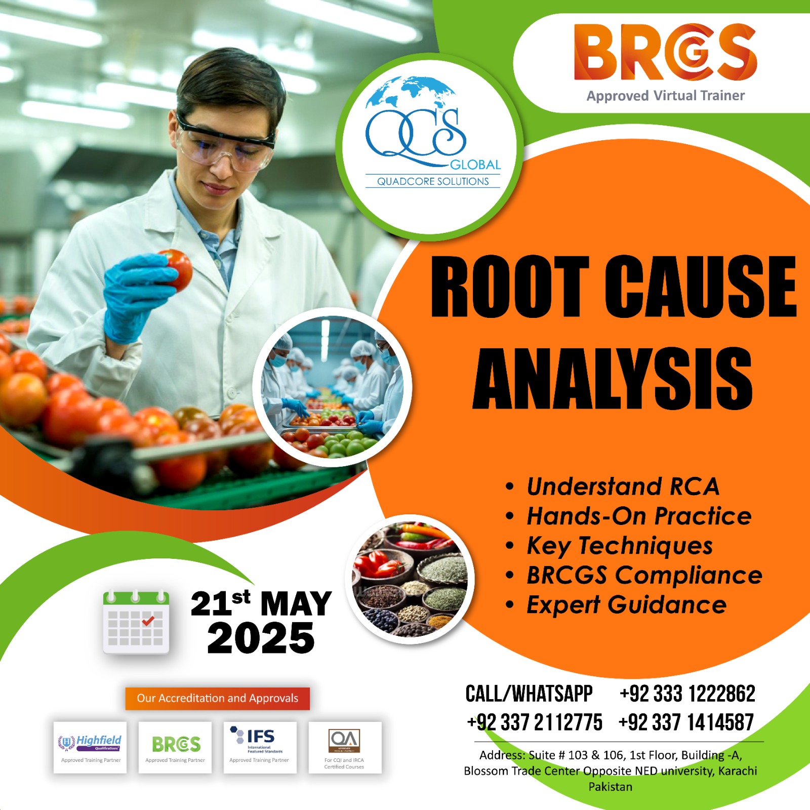 QCS - 📣 BRCGS accredited Root Cause Analysis – 21st May 2025 QCS Global ...