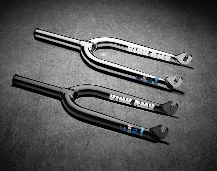 Kink Williams forks with 20mm offset and optional 25mm dropout inserts