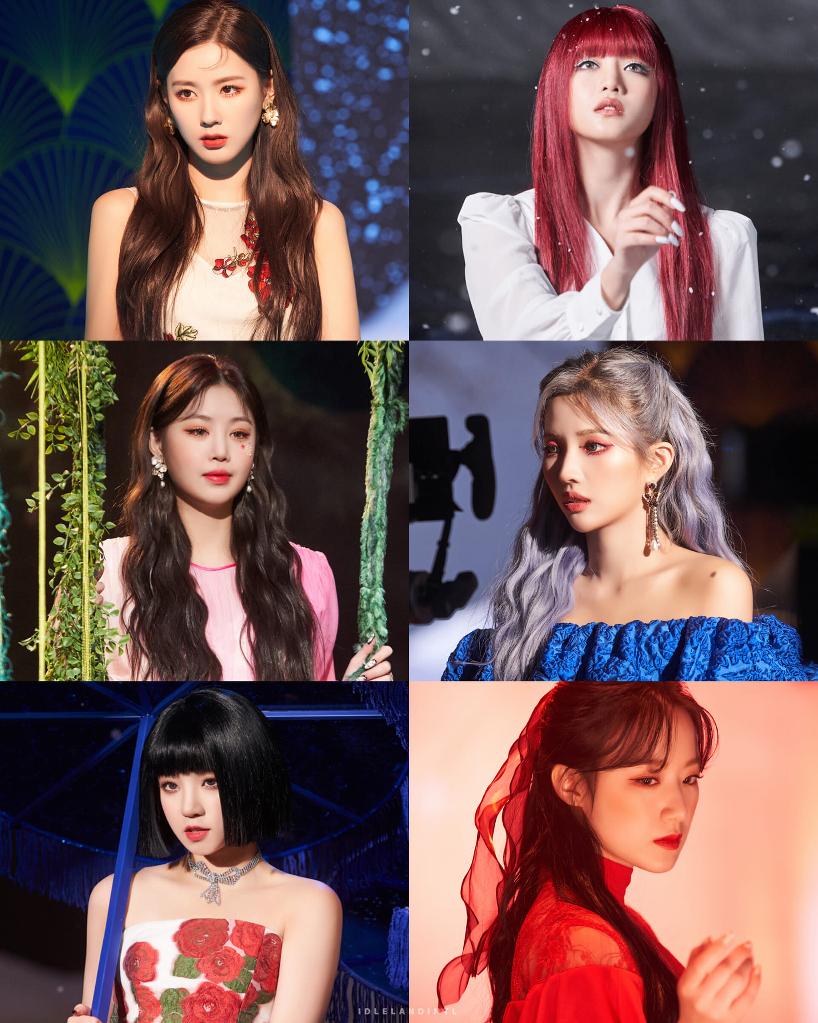 G)I-DLE 4th Mini Album [I burn] 화(火) Ver. 🔥 Concept Image 3