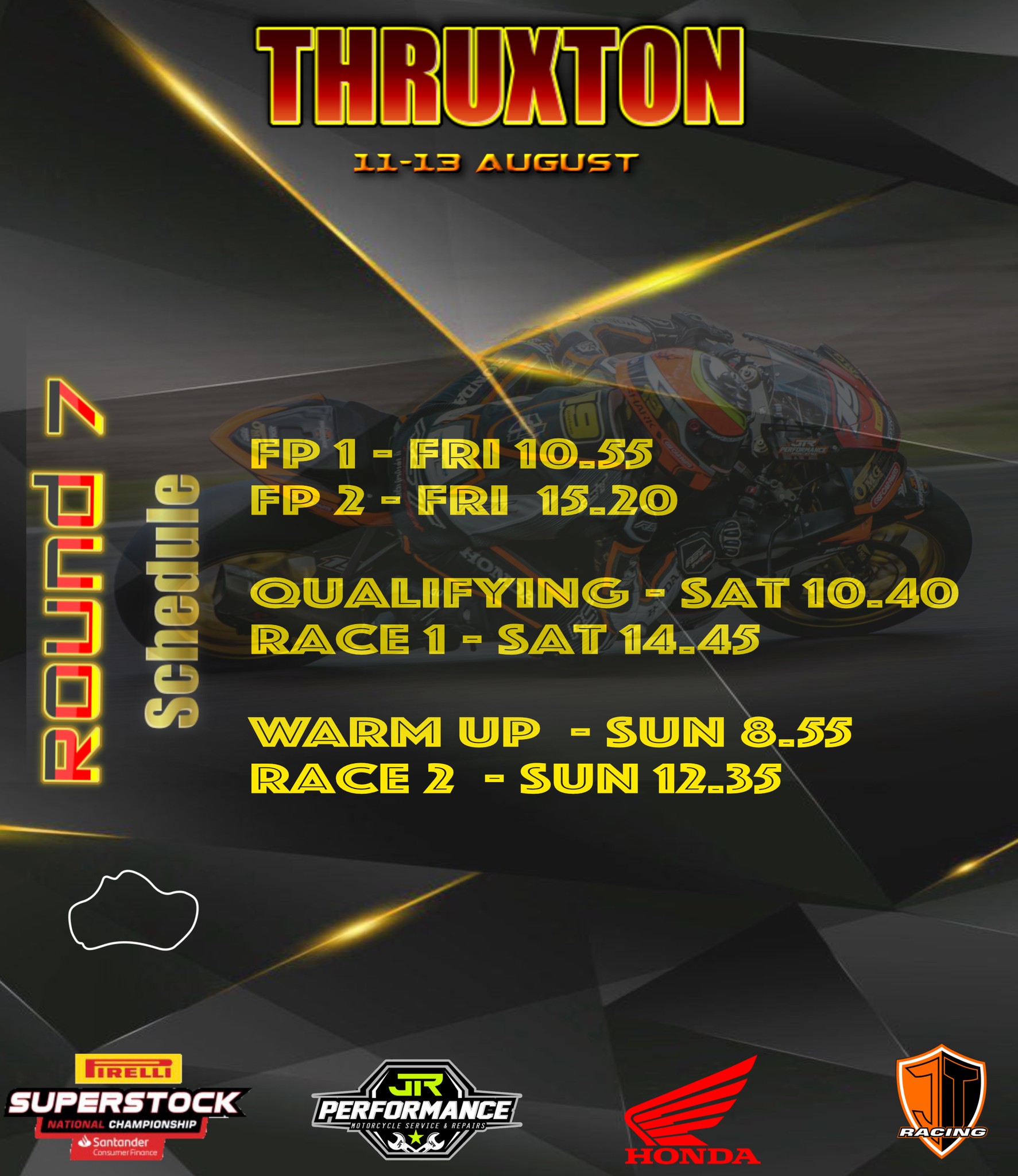 Here is the schedule for this... - Joe Talbot 19 Racing | Facebook