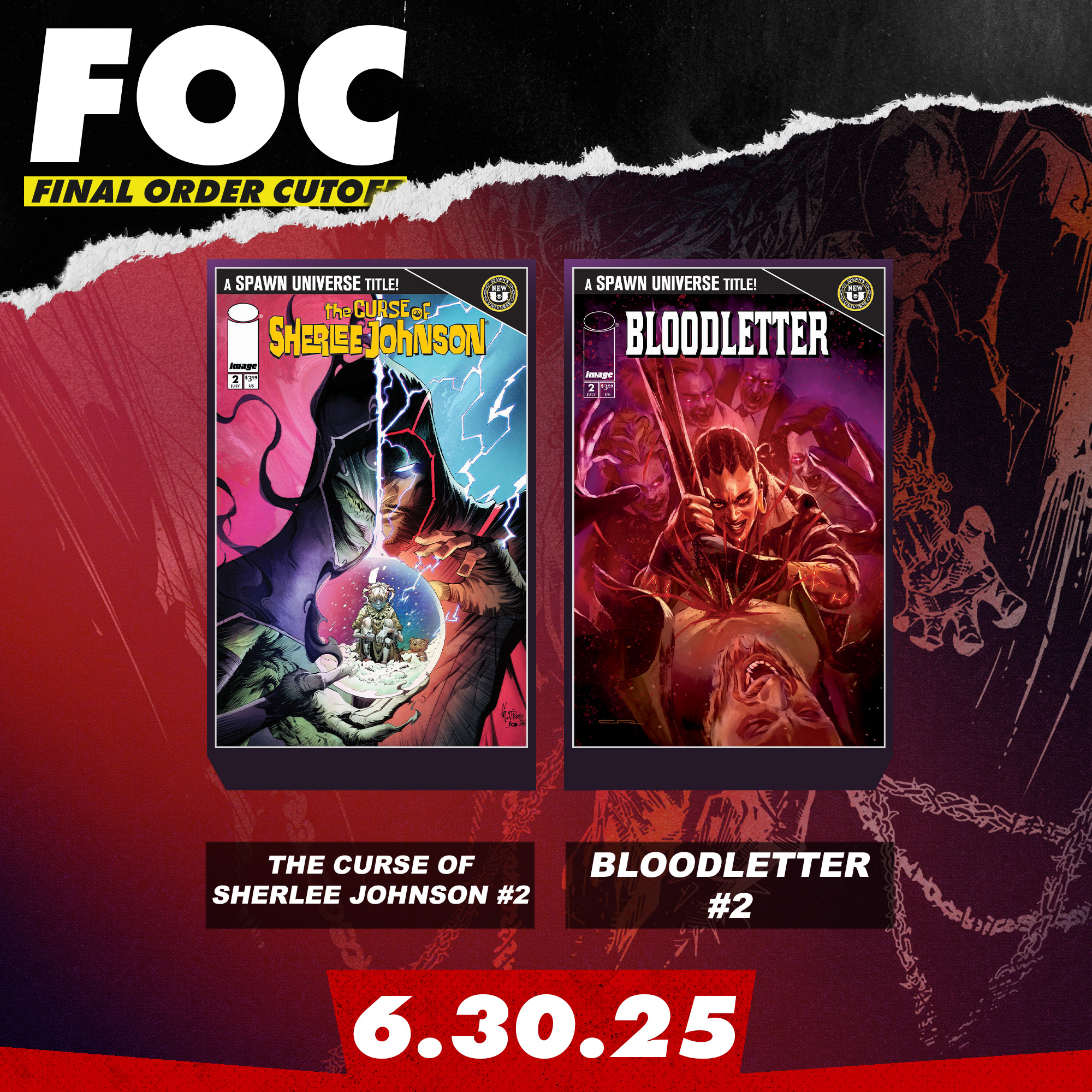 LAST CALL TO PRE-ORDER THESE TITLES! ?