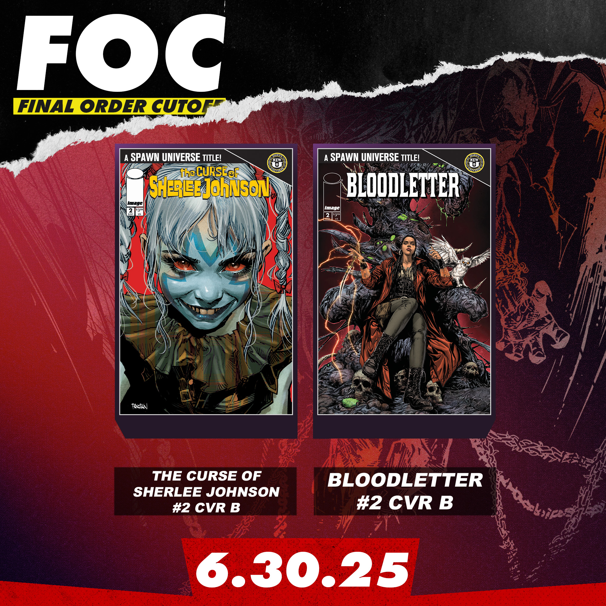 LAST CALL TO PRE-ORDER THESE TITLES! ?