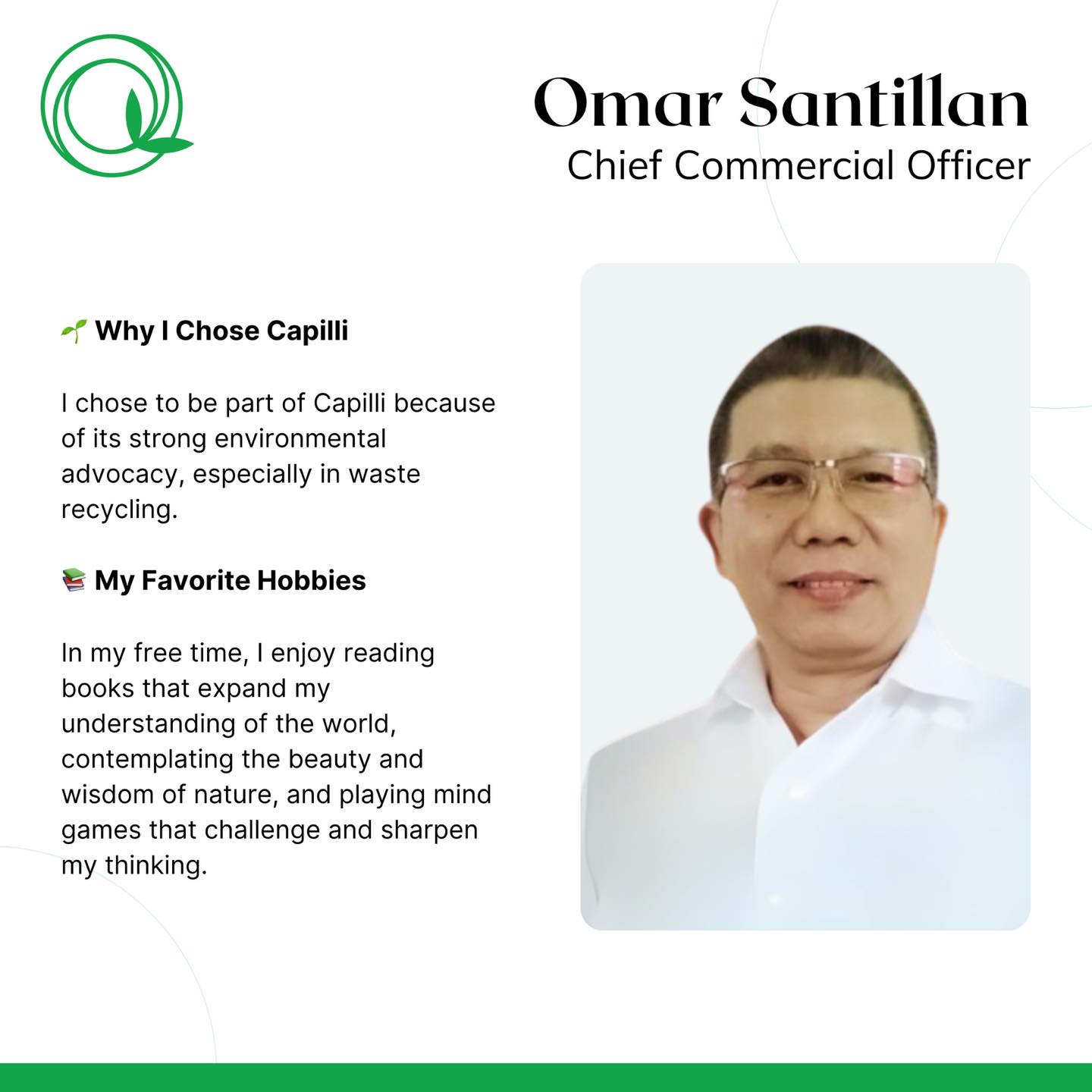Capilli - 🌱 We're excited to officially welcome Omar... | Facebook