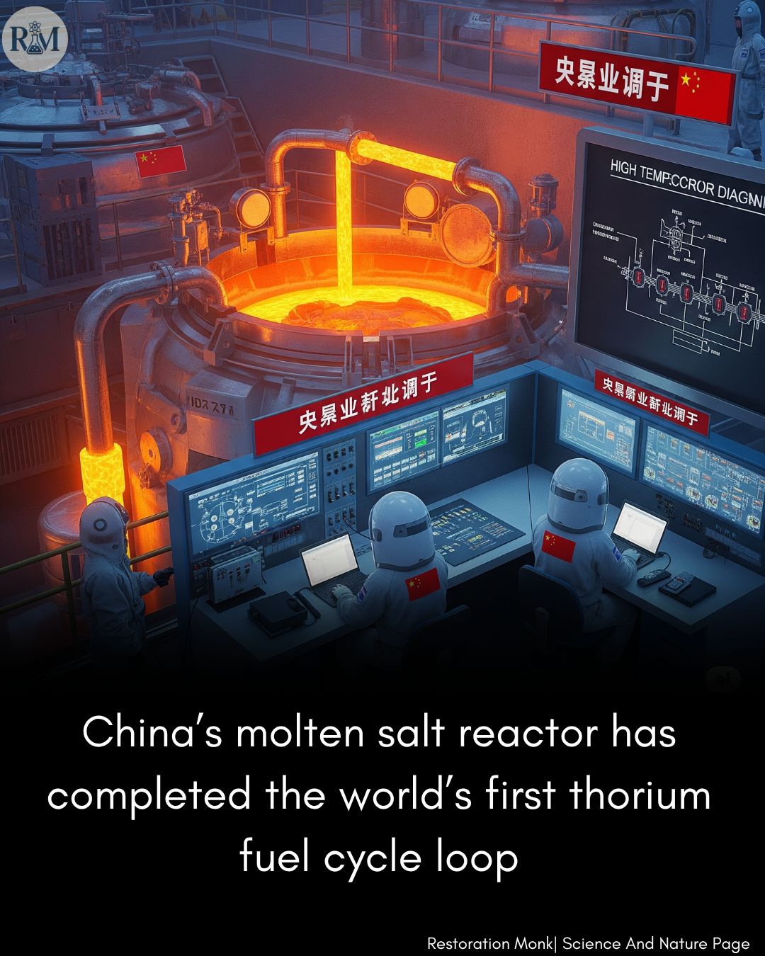 Restoration - China’s Molten Salt Reactor Begins First Closed-Loop ...