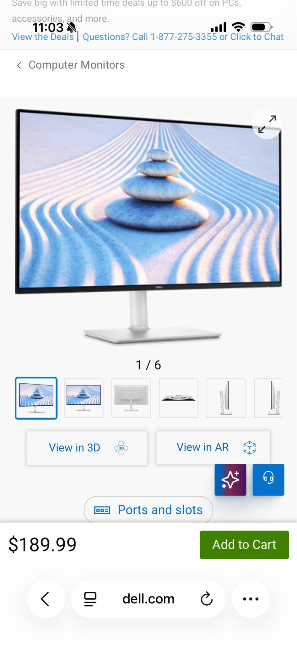 Dell 27 Plus Adjustable Stand Monitor - S2725HS (New in box) - Monitors ...