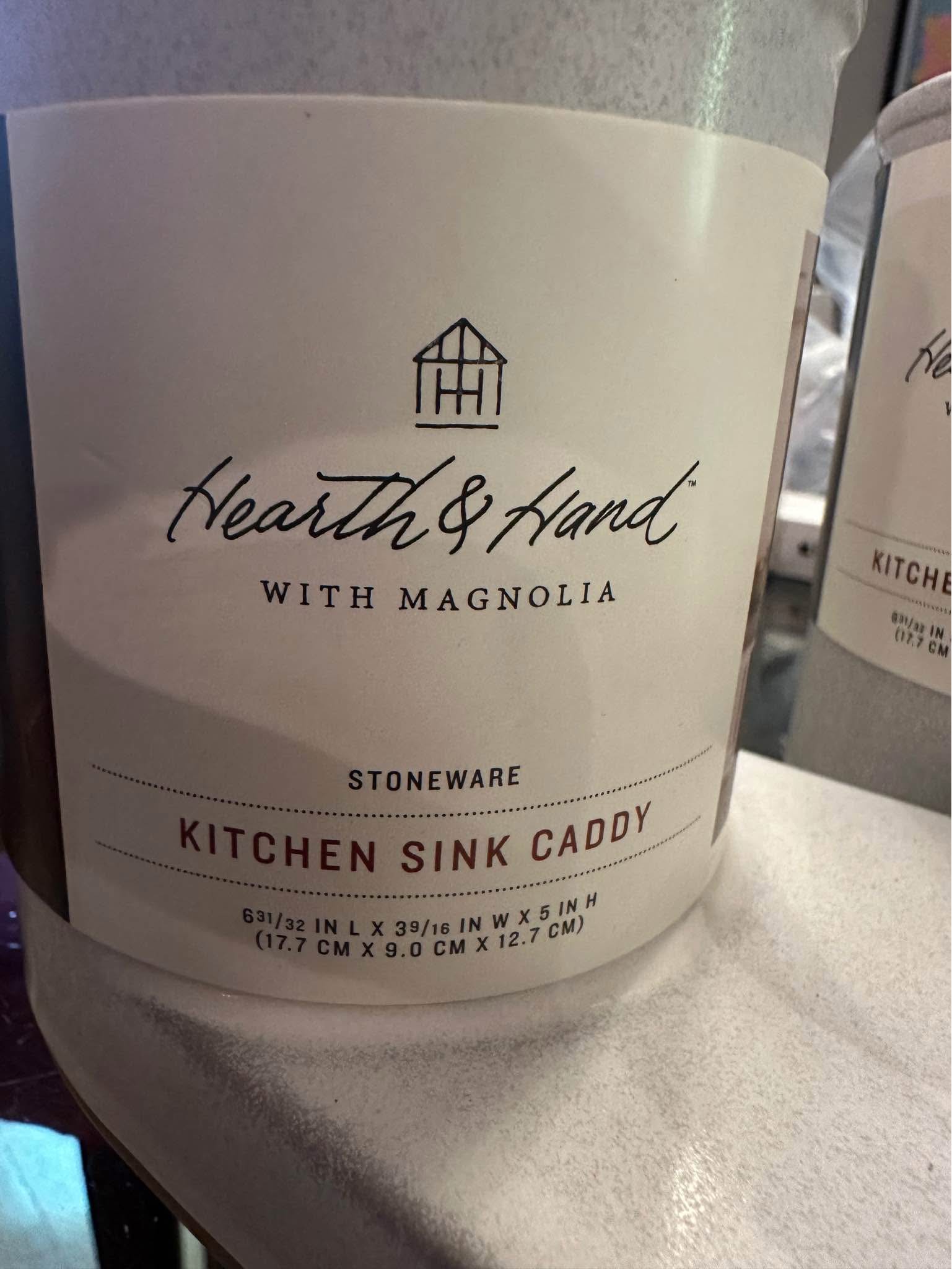 New hearth & stone with magnolia kitchen sink caddy - Kitchen Tools ...