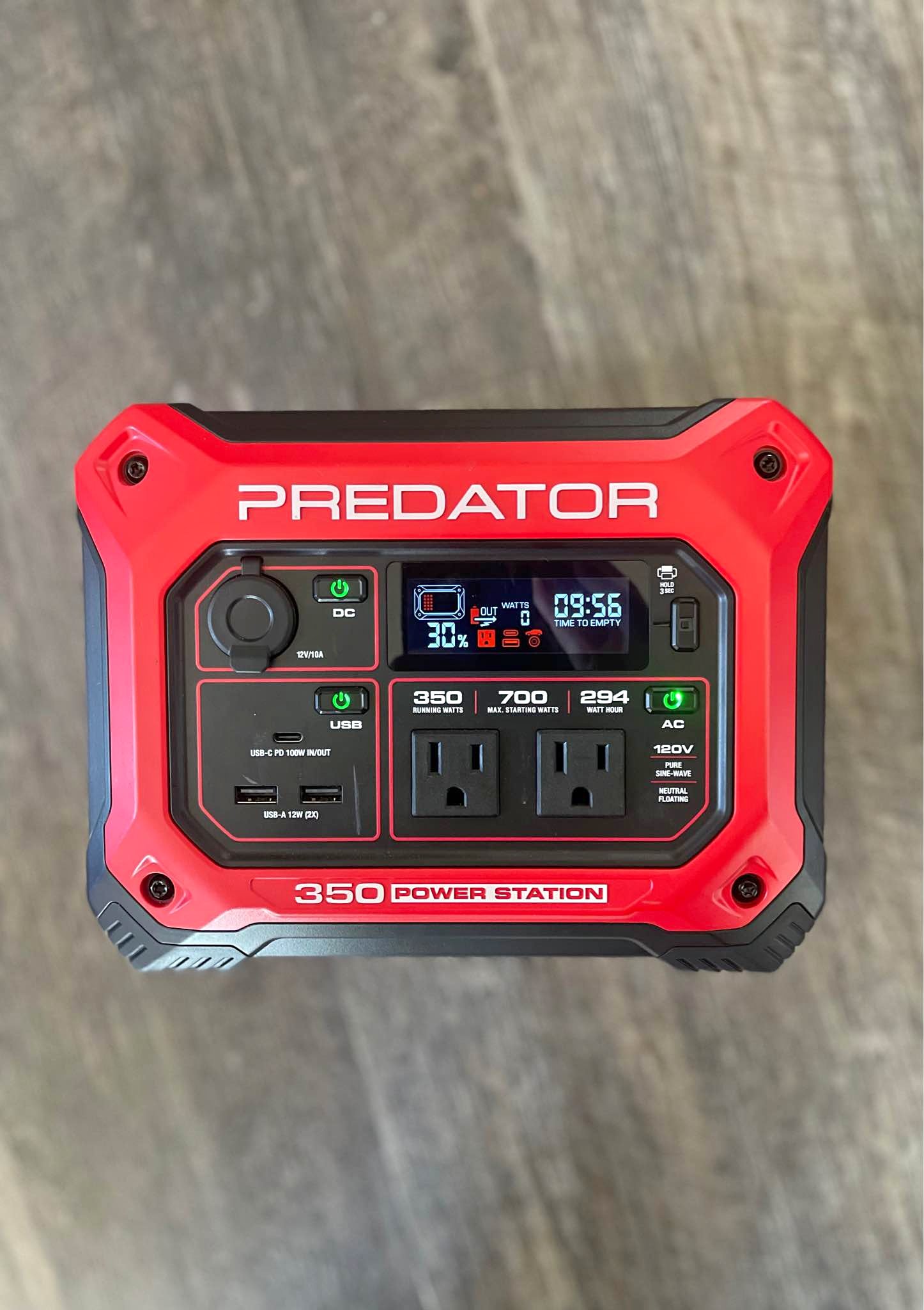 Predator 350 Watt Power Station - Measuring Tools & Sensors - Harleton ...