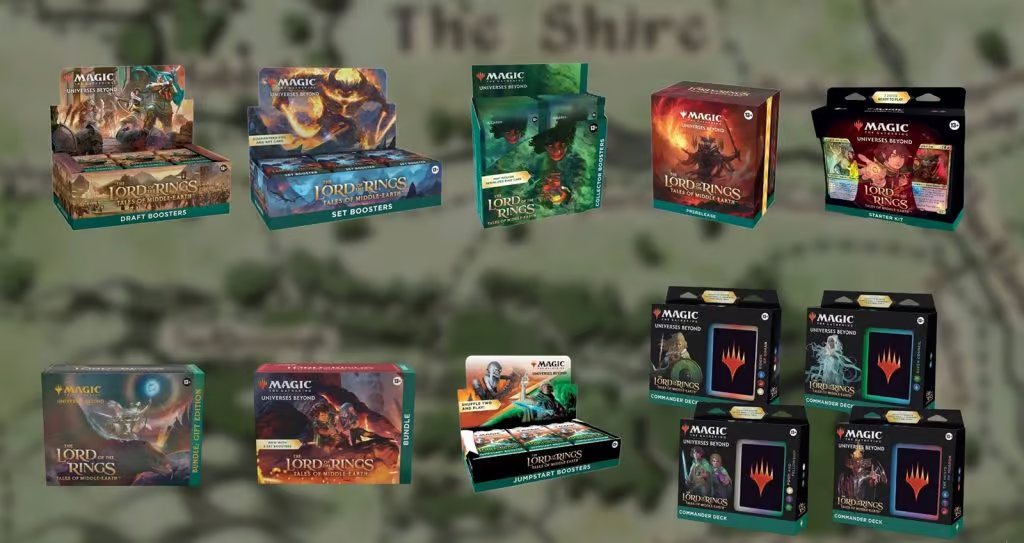lord of the rings mtg draft booster box Tales of Middle-Earth Box promo card Trailblazers Boots while supplies last mtg draft booster box MTG: