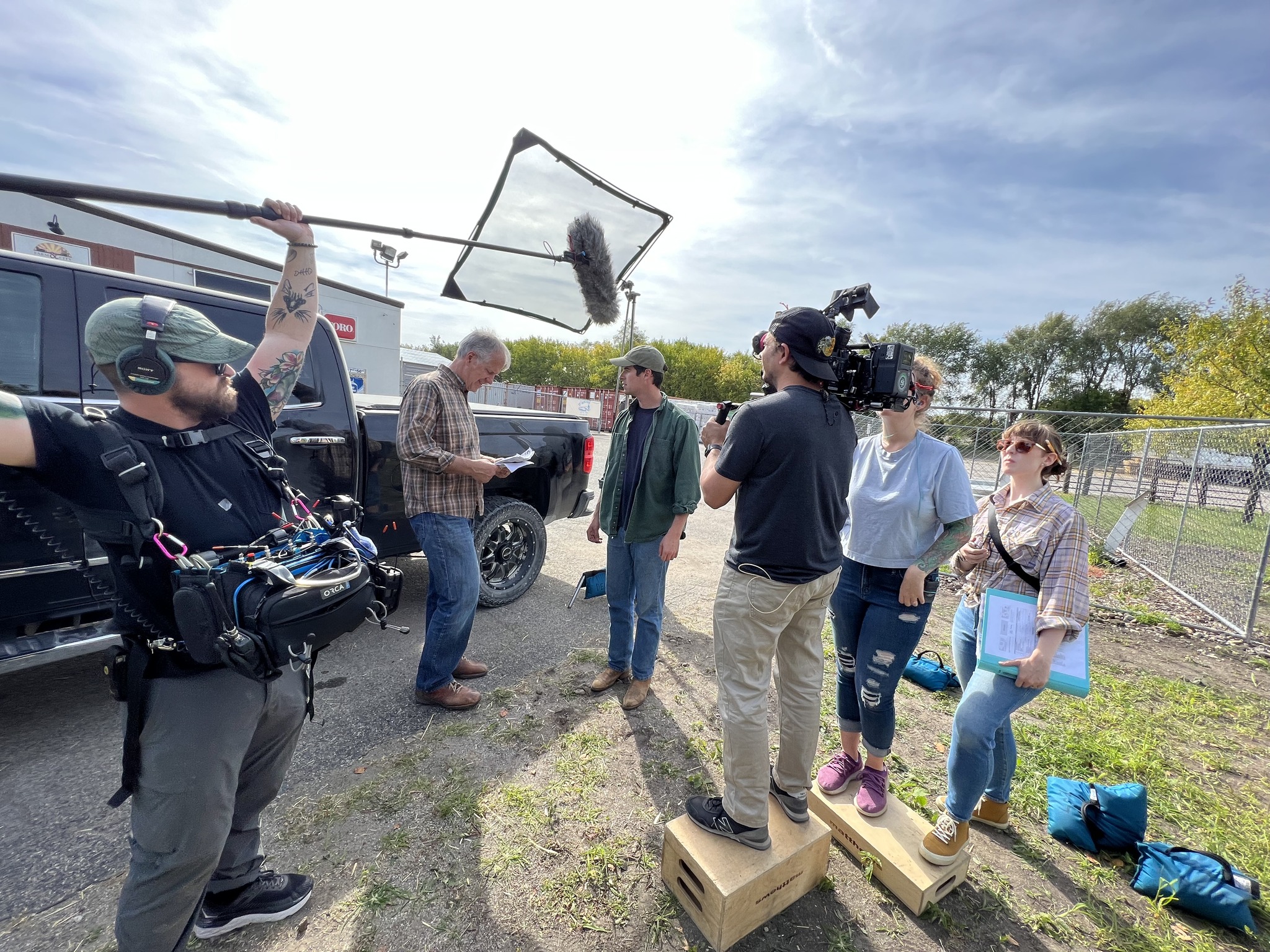 Knee - Fighting the sun while filming outside is a battle you'll never ...