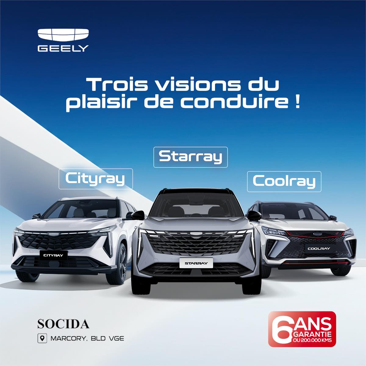 Geely - Dans la gamme RAY, chaque modèle a son propre caractère ...