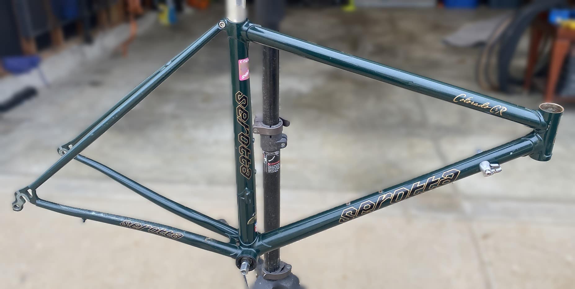 1994 custom Serotta Colorado CR. New build project for my daughter.