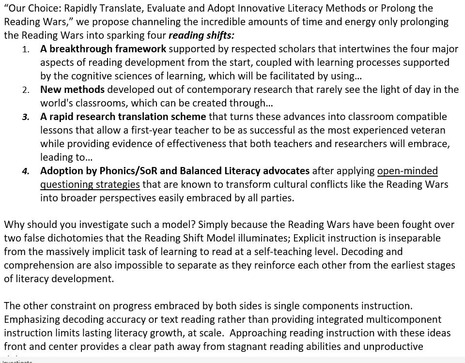 Sparking - There is a new framework for developmental reading ...
