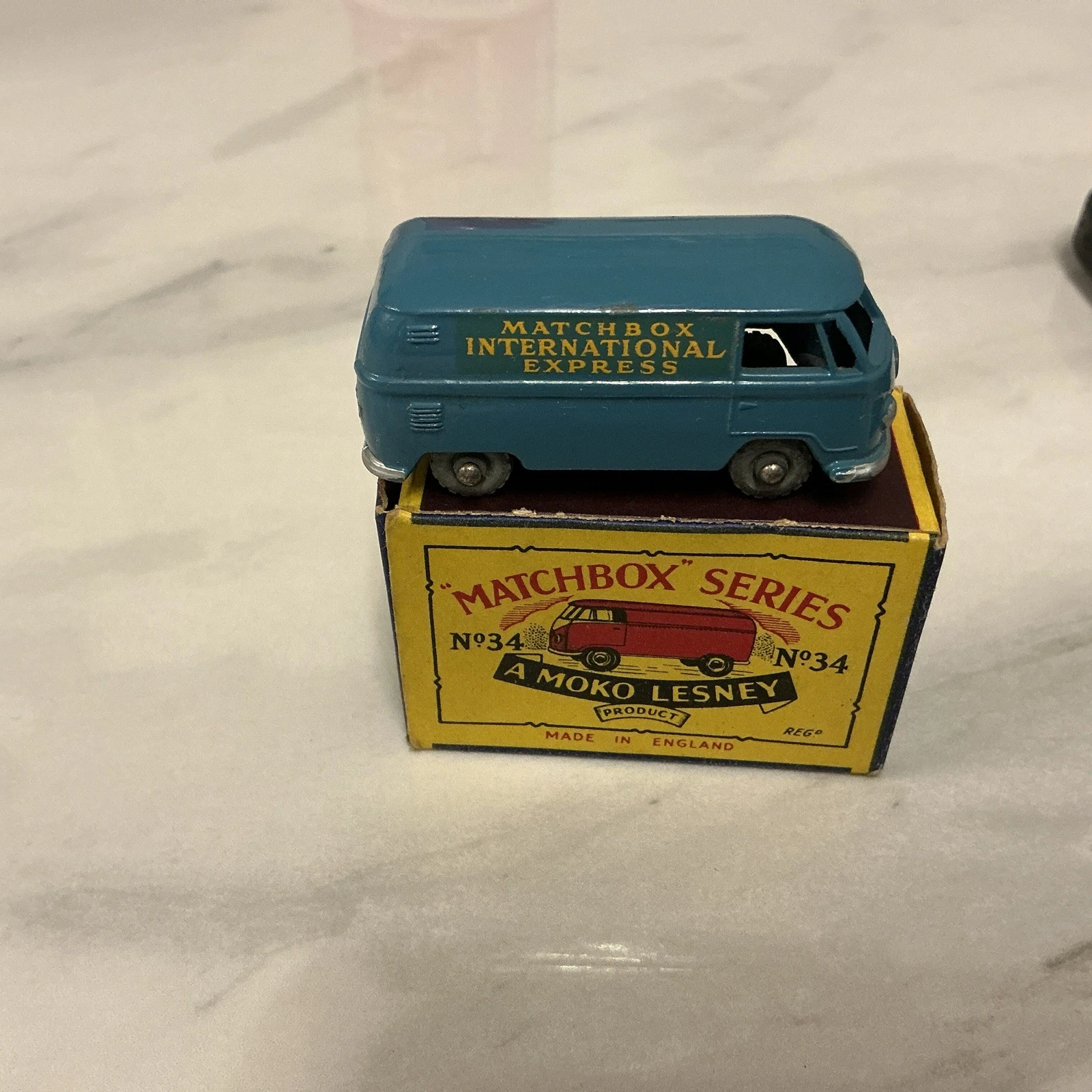 MATCHBOX No.25 マッチボックス　フォルクスワーゲン Vintage Matchbox Volkswagen No 25 with misspelled base plate