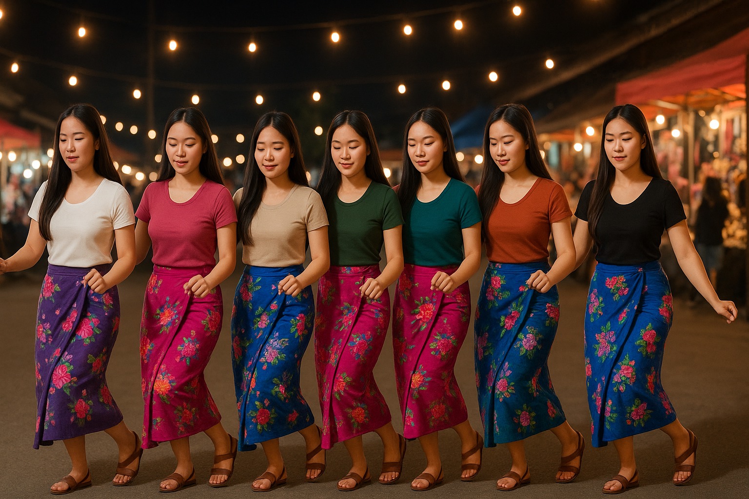 Vaj Loog Tsua & Vinai Dance Party at the ASF Night Market