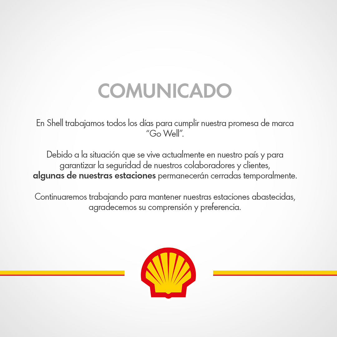 Shell Guatemala - #Comunicado ⚠️ A todos nuestros clientes...