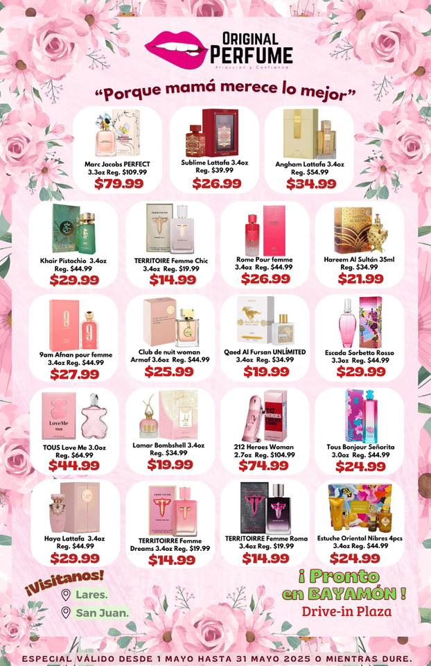 Original - 🎉 ¡GRAN APERTURA EN BAYAMÓN! 🎉 Original Perfume abre su ...