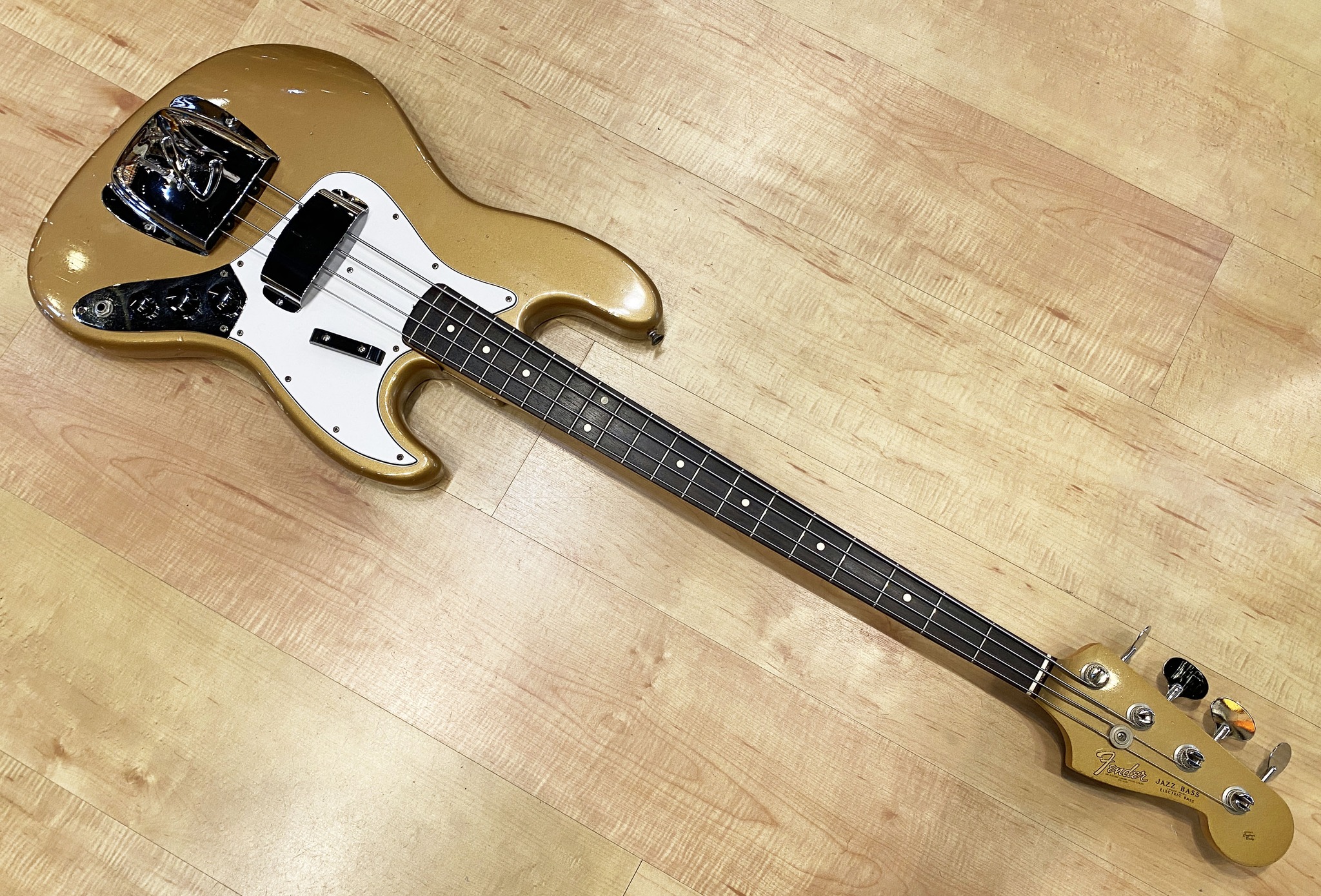 Andy - This 1965 Fender Jazz Bass in a super rare ‘Firemist Gold’ with ...