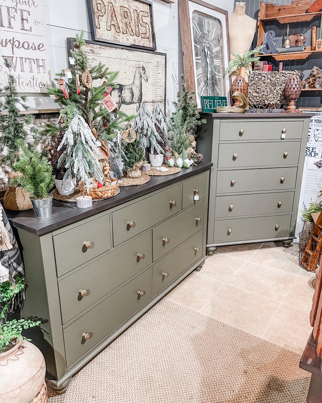 The Rustic Fox - New dresser set just arrived from Sarah