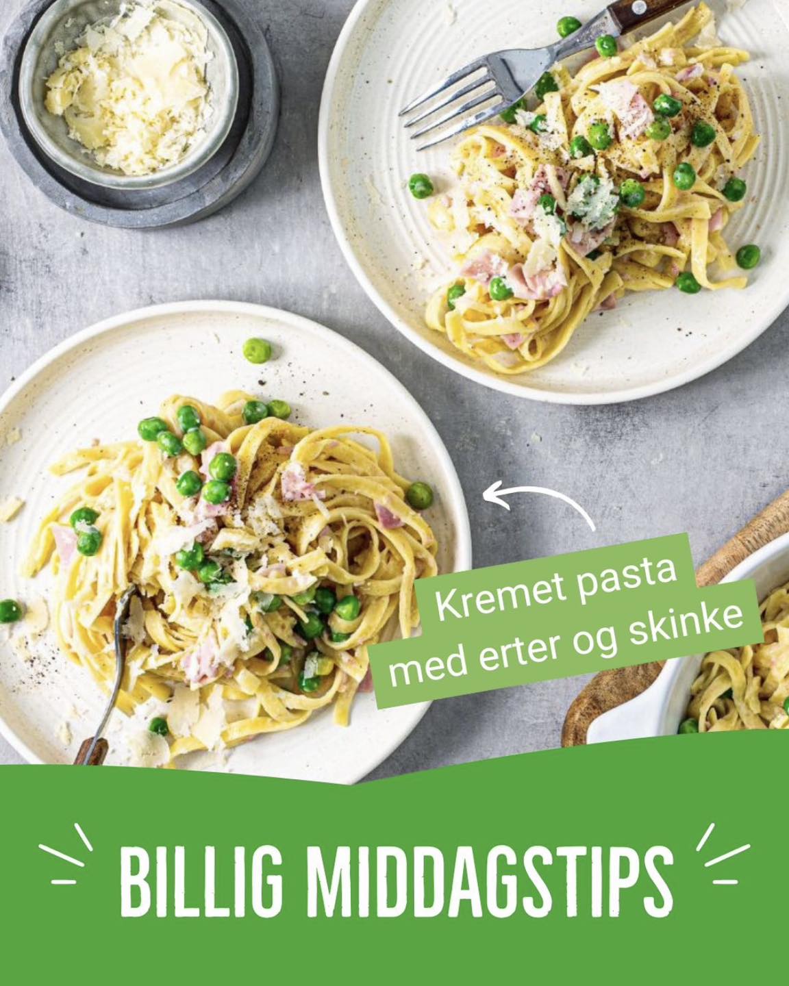 Kavli - DEILIG PASTAMIDDAG PÅ 1-2-3 🧑‍🍳 Lag kremet pasta med skinke og ...
