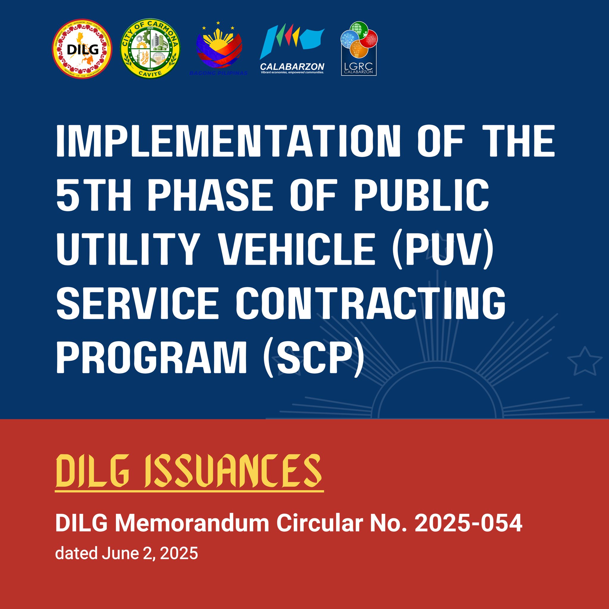 #DILGIssuances | DILG Memorandum... - DILG City of Carmona | Facebook