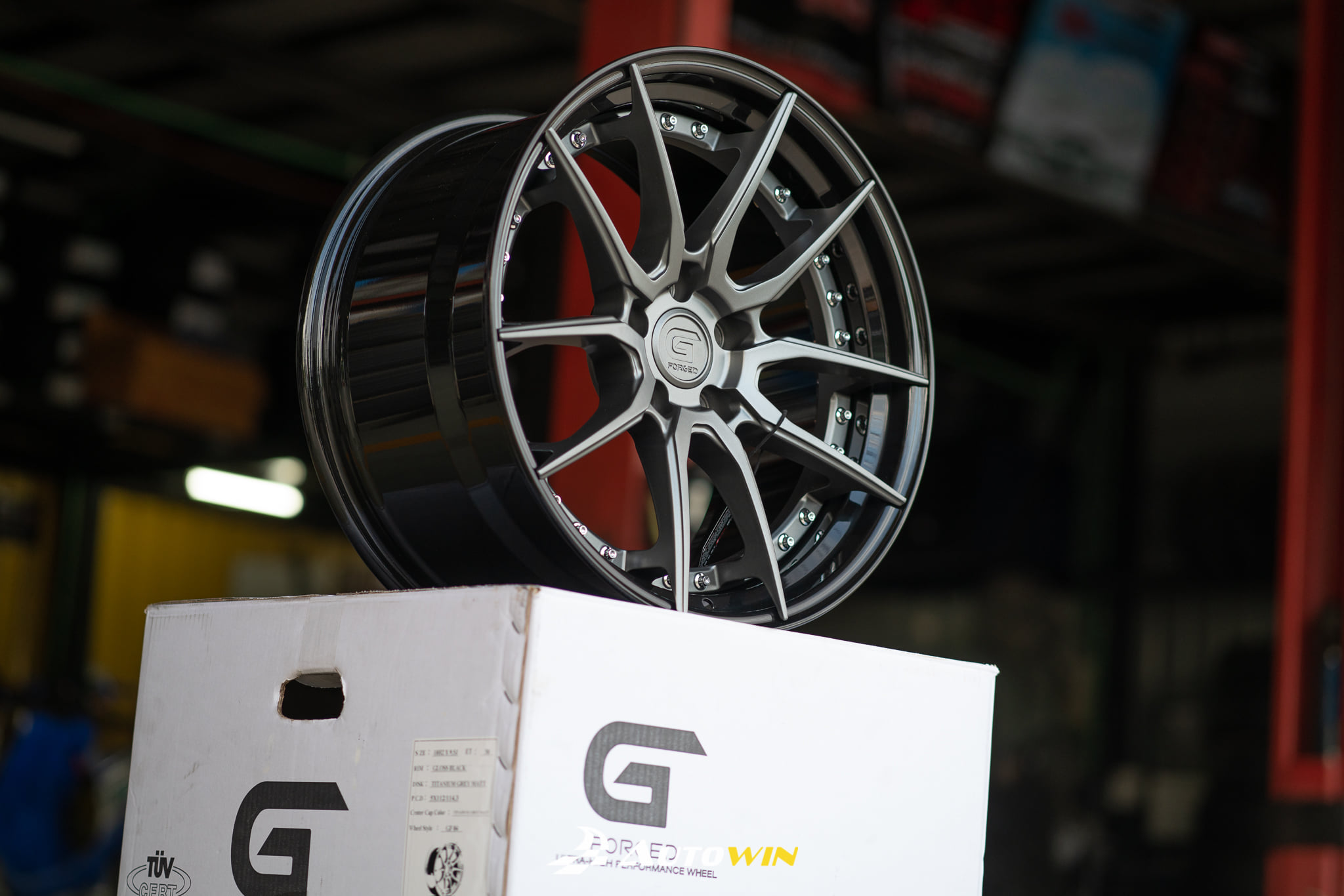 G-Fordged 2-Piece Flow-forming GF03 & GF04 ขอบ 18 ล้อเบา สองชิ้นแท้ๆ ...