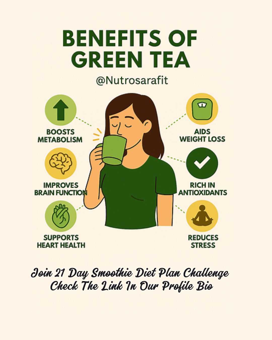 Weight - 🌿 Sip your way to better health with green tea 💚 From boosting ...