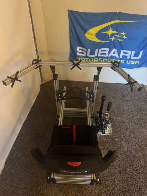 Title: High-End 8020 Sim Racing Cockpit + Sparco Seat + Sequential ...