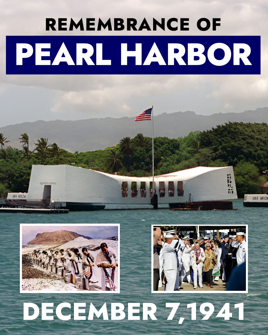 Naval - 💔Remembering Pearl Harbor💔 Today, we honor the lives lost and ...