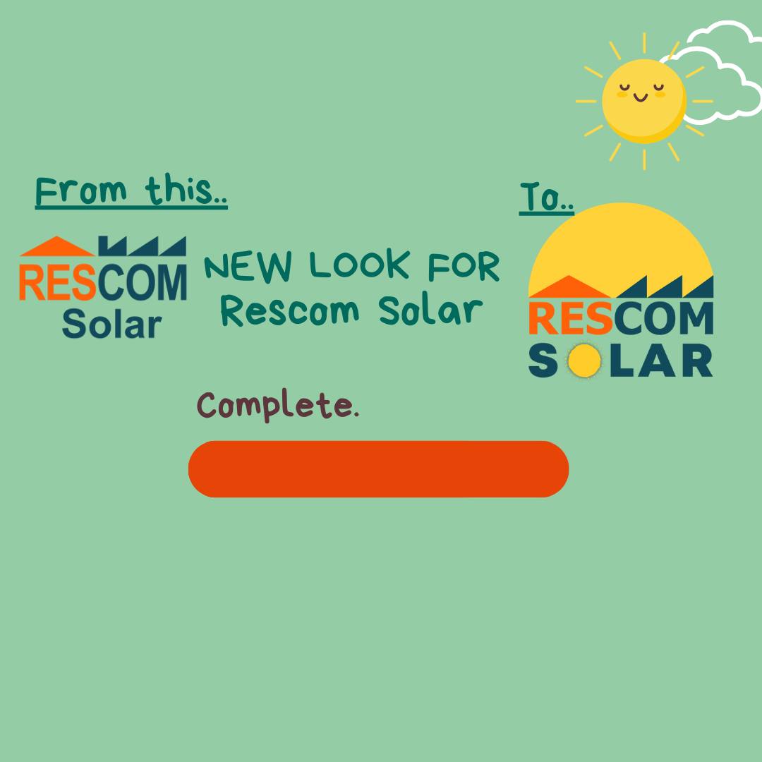Rescomsolar - ⚡ We are excited to present the new logo for... | Facebook