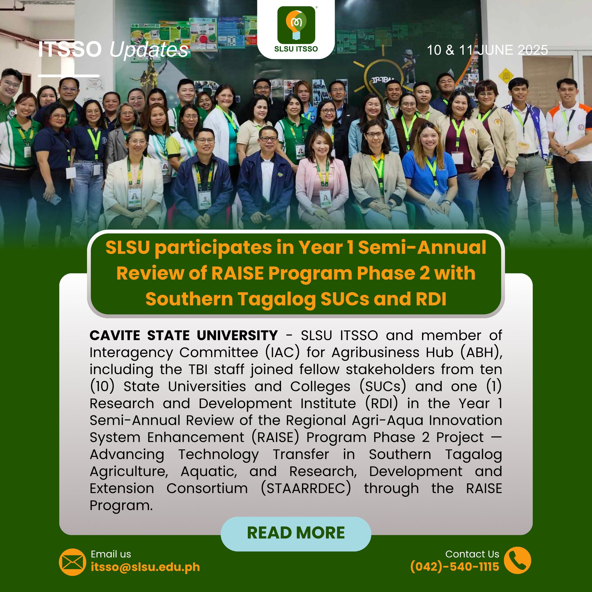 SLSU Innovation & Technology Support Services Office | Lucban