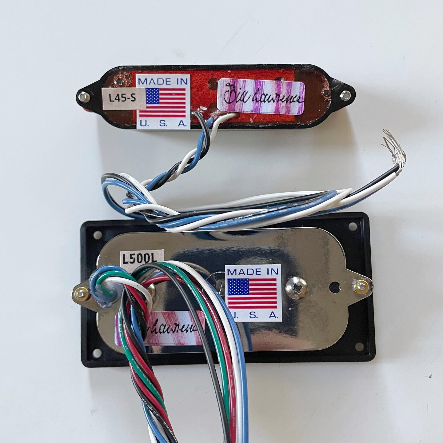 Bill Lawrence L45S strat pickup set replacements available in 3