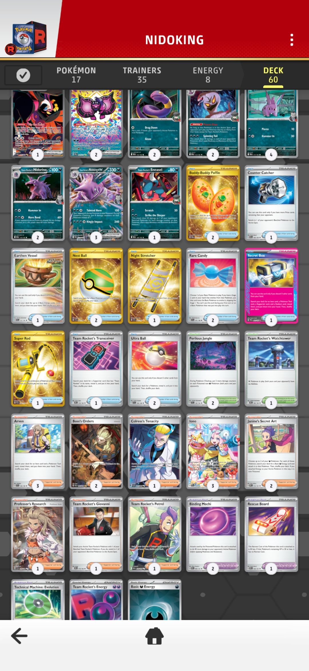 list of team rocket pokemon cards Complete Set (83/82) 2000 Team Rocket's Mewtwo ex #081