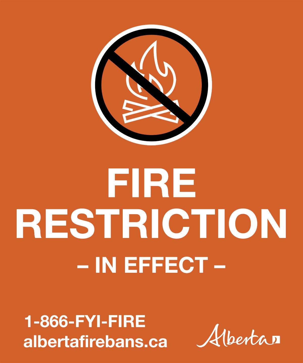 Town - A fire restriction is in effect for the Town of Swan Hills. Most ...