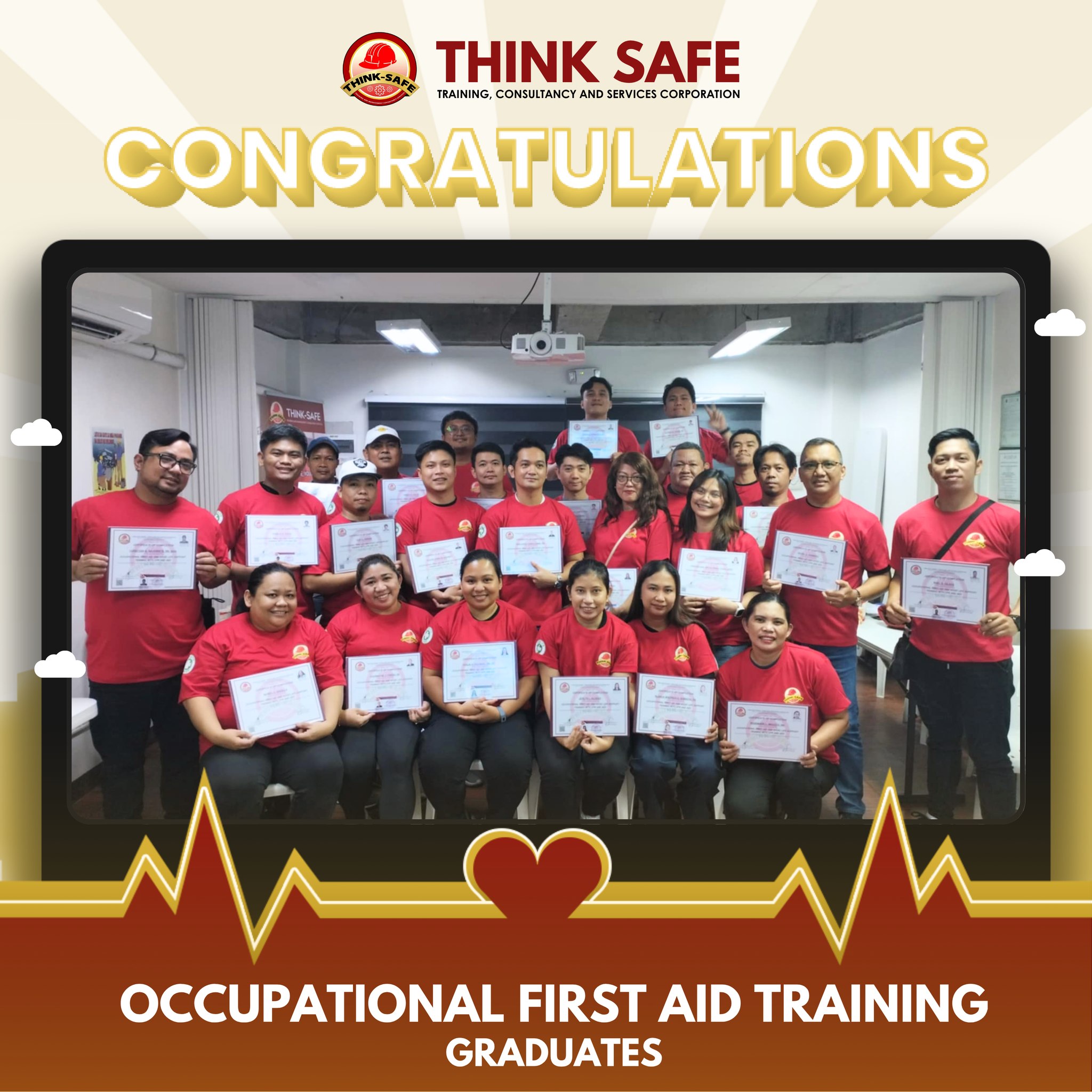 Congratulations to the... - Think Safe - First Aid Seminar | Facebook