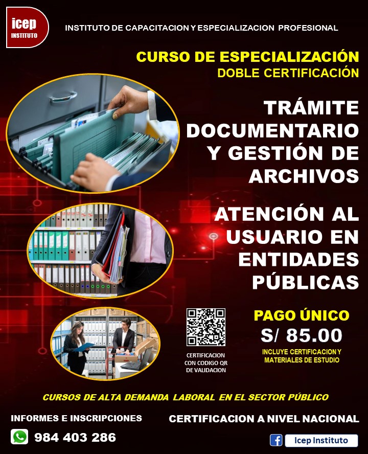 ICEP - CURSOS DE ALTA DEMANDA LABORAL EN EL SECTOR PÚBLICO. 👩‍🎓 DOBLE ...