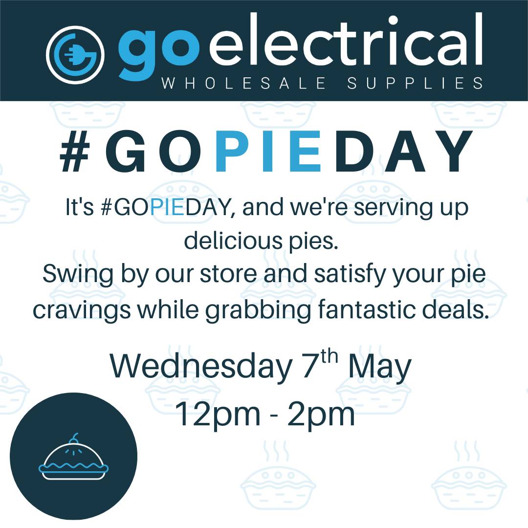 Go Electrical - 🥧 It’s #GOPIEDAY at Go Electrical! 🥧 Join... | Facebook