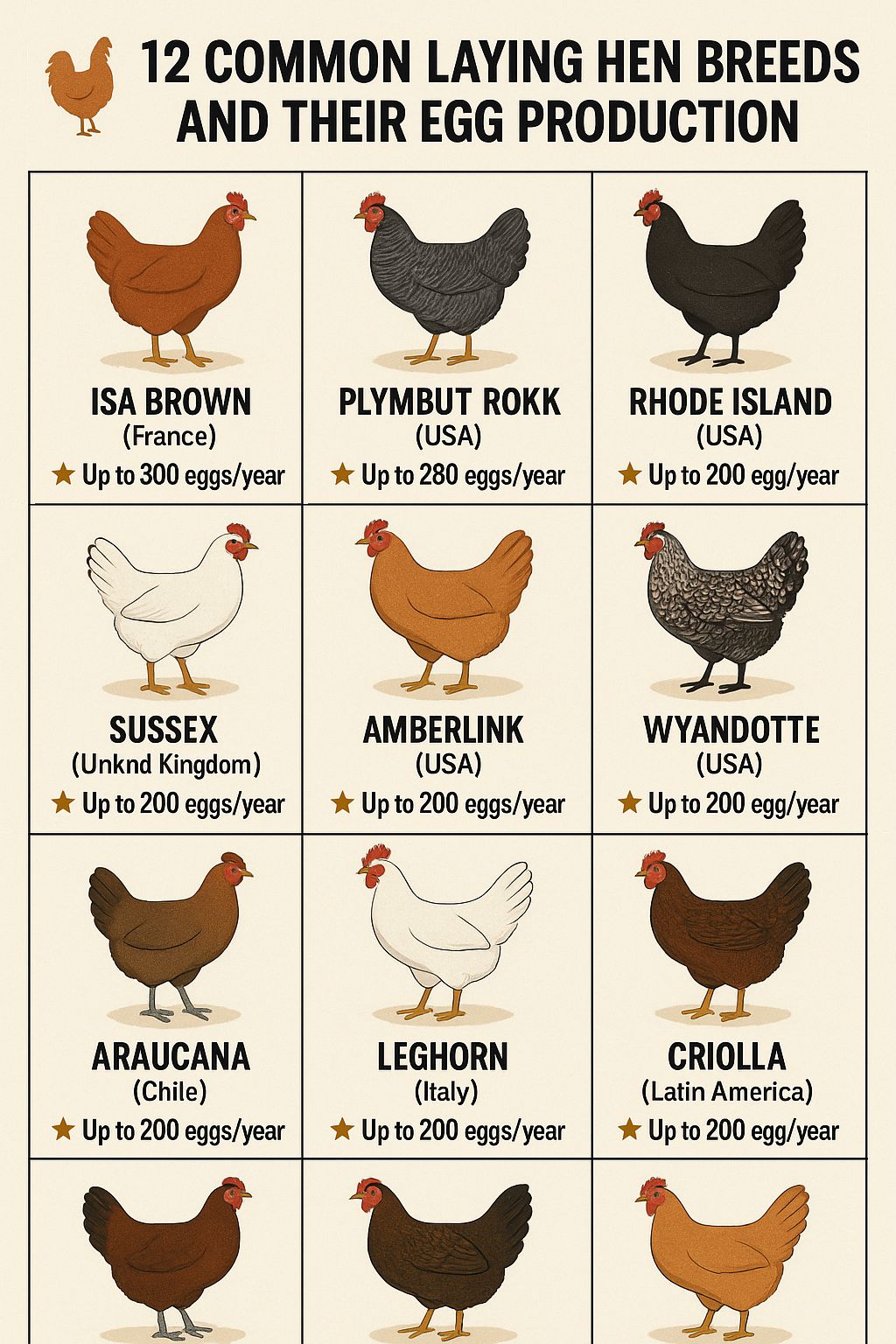 5 Minutes - 🐣 Guide to Choosing & Caring for Laying Hens Top Breeds for ...