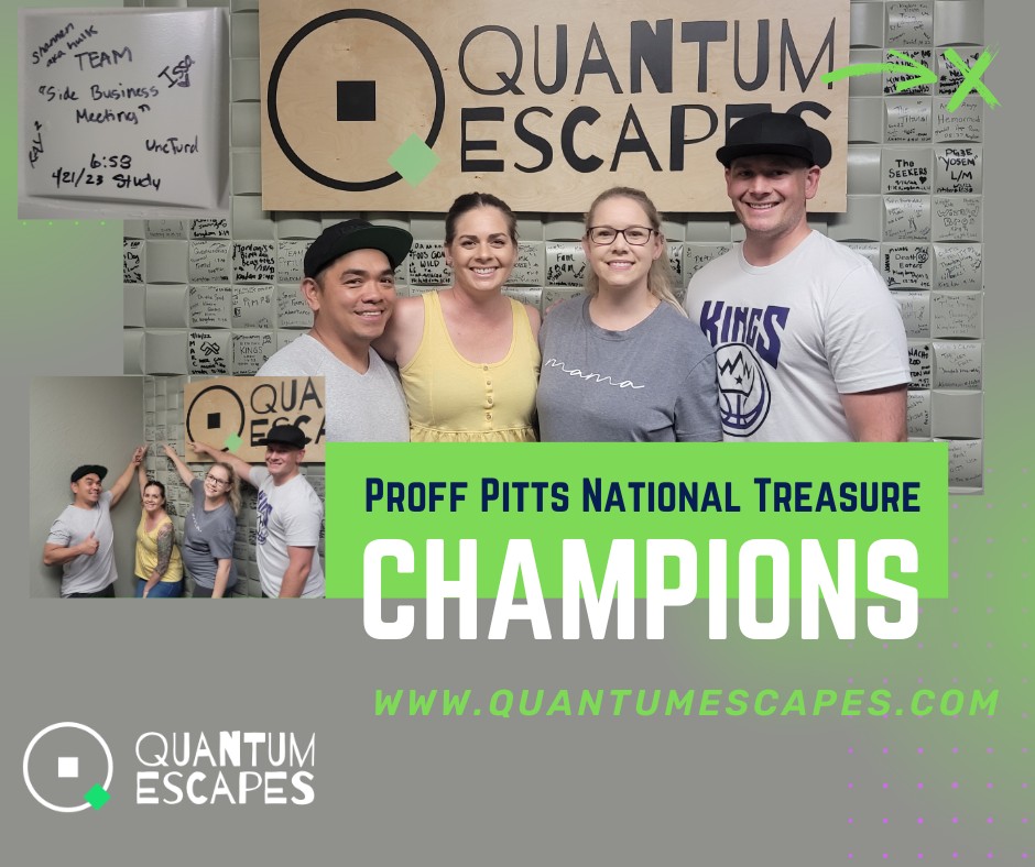 This team is on the Champions... - Quantum Escapes Modesto