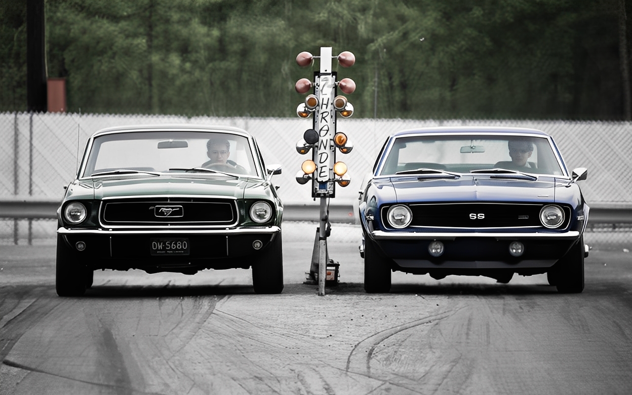 I Love - In 1968 Chevrolet Camaro Z/28 and the 1968 Tunnel Port Ford ...