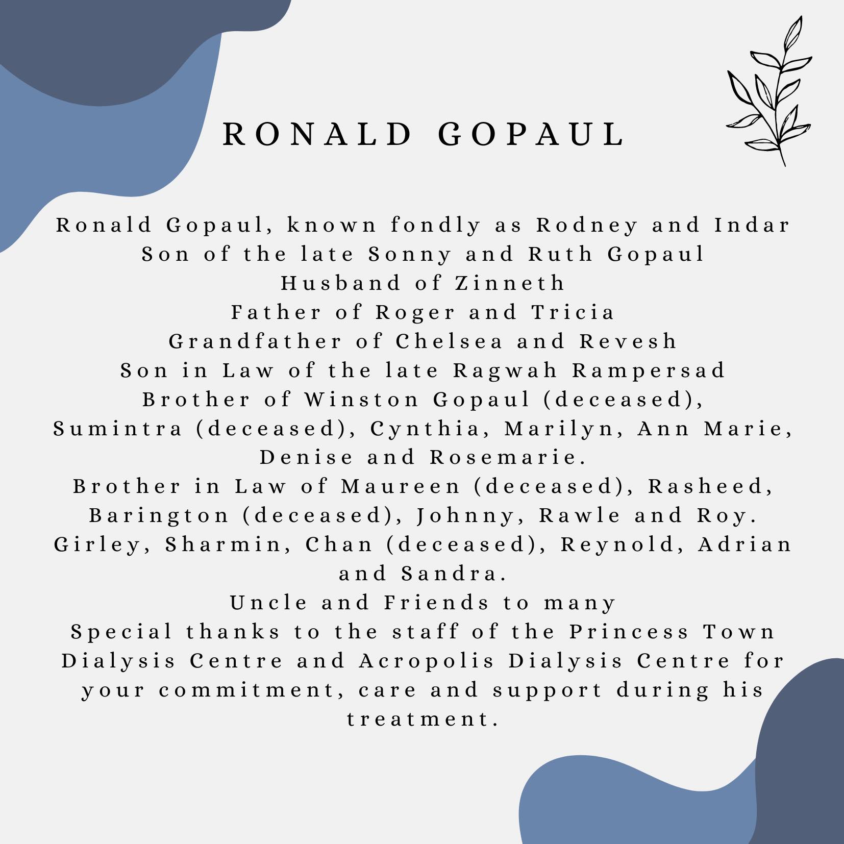 Ronald Gopaul Marketing... - Ronald Gopaul Marketing Ltd.