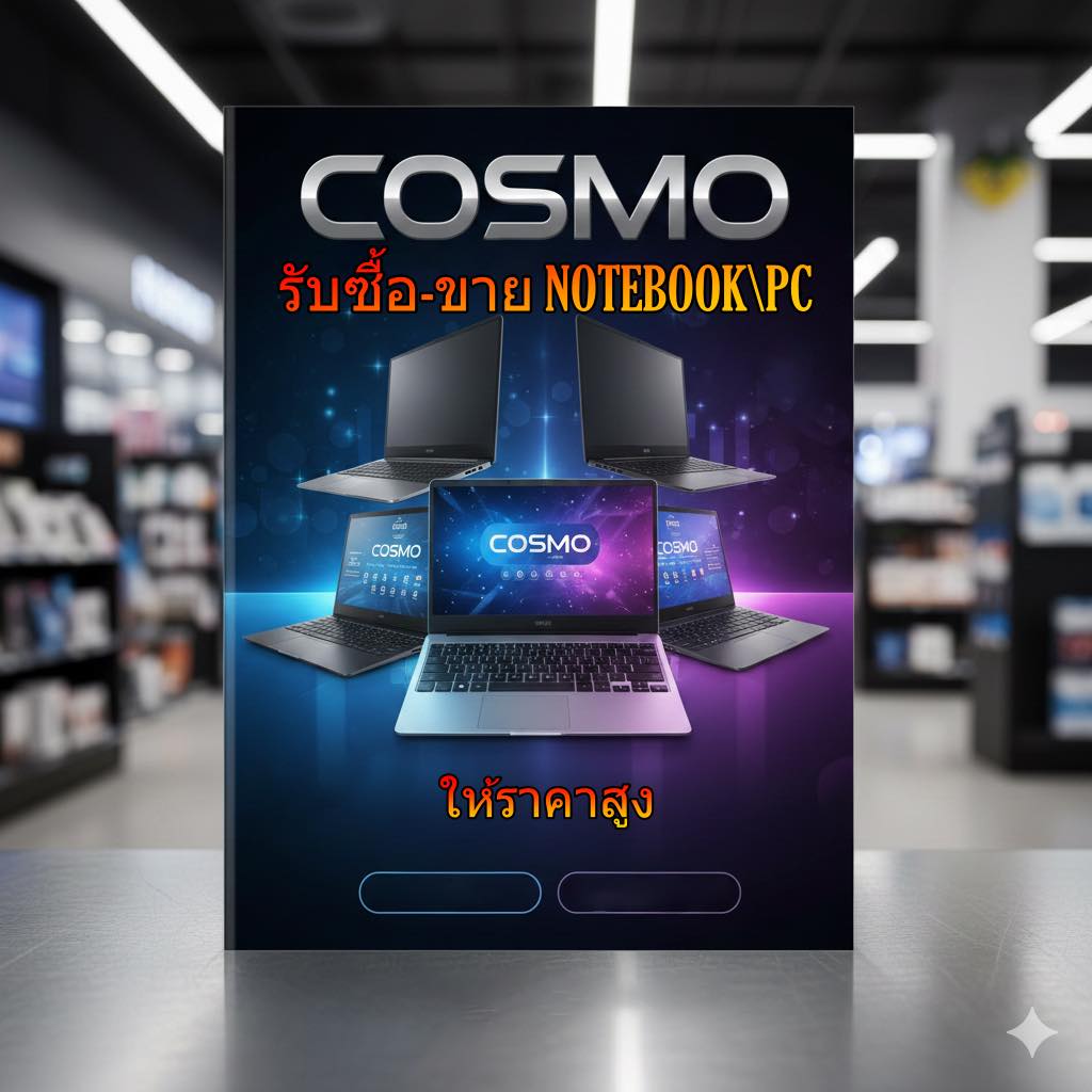 Cosmo Computer รับซื้ิอ-ขายโน็ตบุ๊ค pc อะไหล่ ให้ราคาสูงเน้นคุณภาพ
