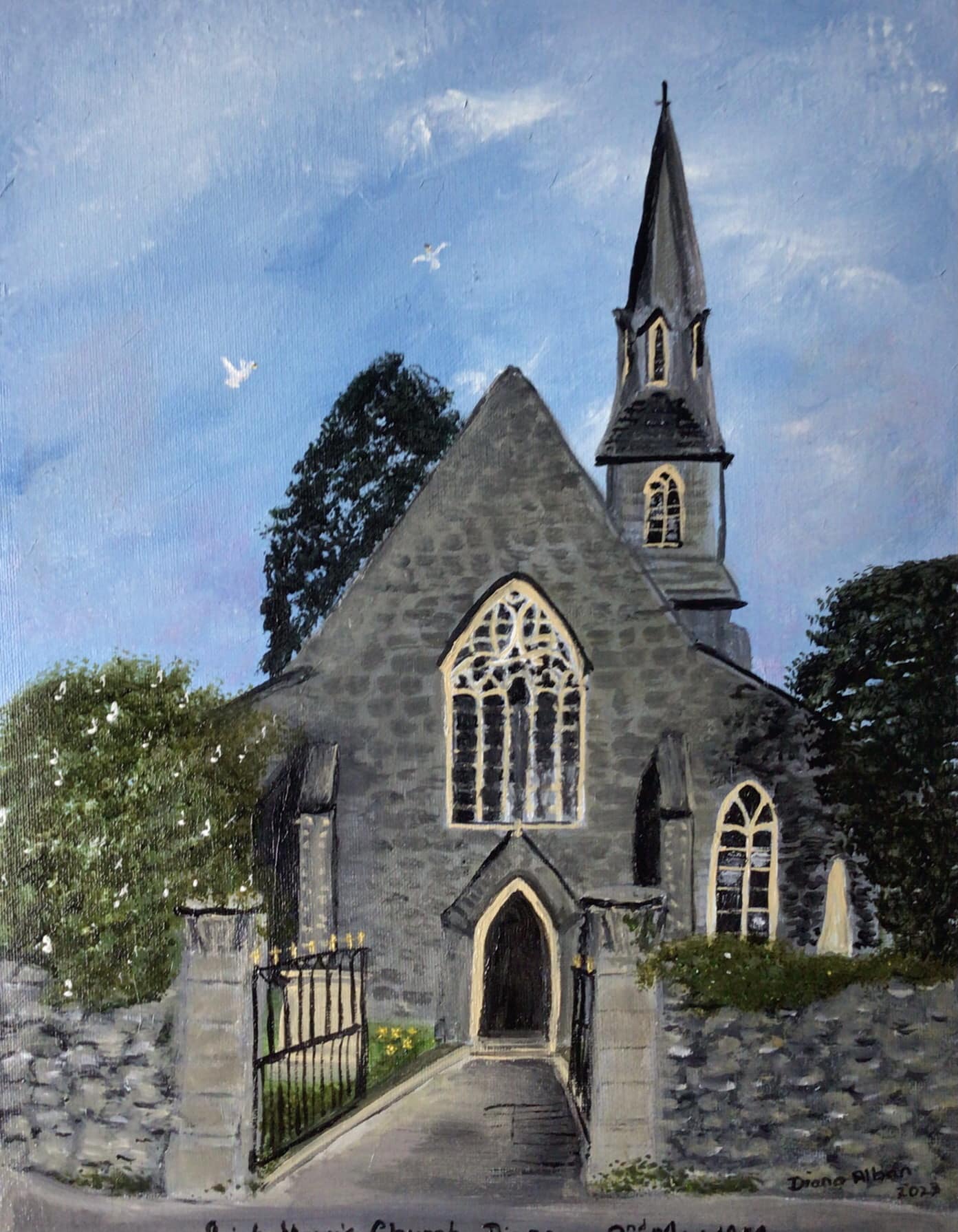 Diana - A commission of St Mary’s Church, Risca On its way to its new ...