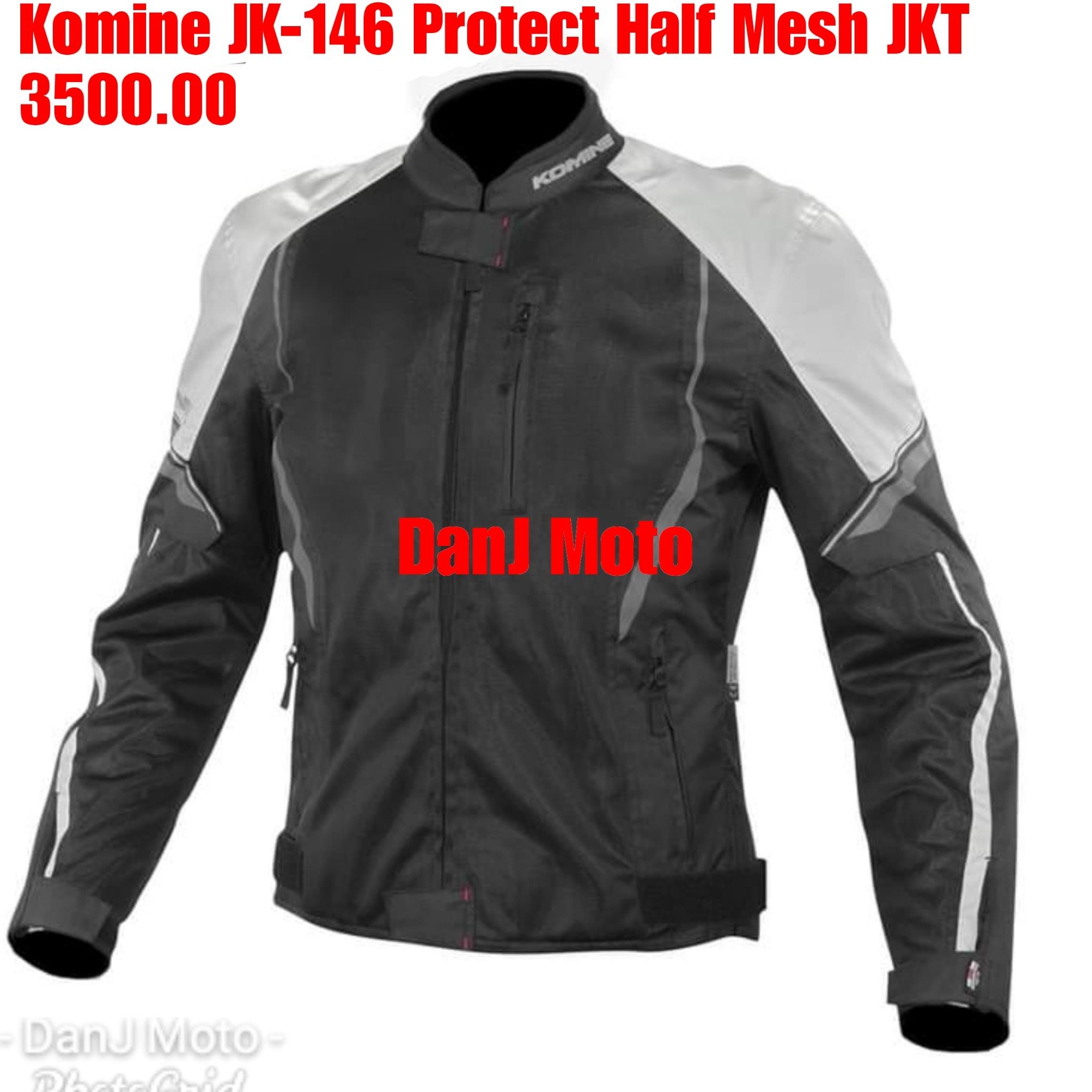 ? NEW !!!! ? KOMINE JK-146 PROTECT HALF MESH JKT PRICE : 3500.00 
