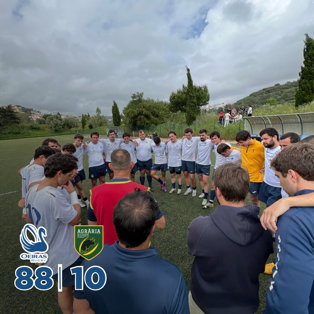 Oeiras - 1/4 de final 🔜 1/2 final 💙🦢 Oeiras Rugby Club 8️⃣8️⃣- 1️⃣0️⃣ ...