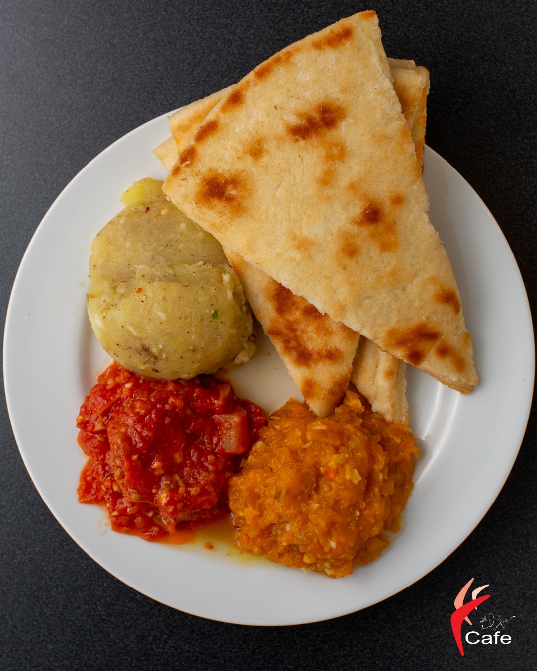 Boomerang - Start your day the right way! Sada roti served with choka ...