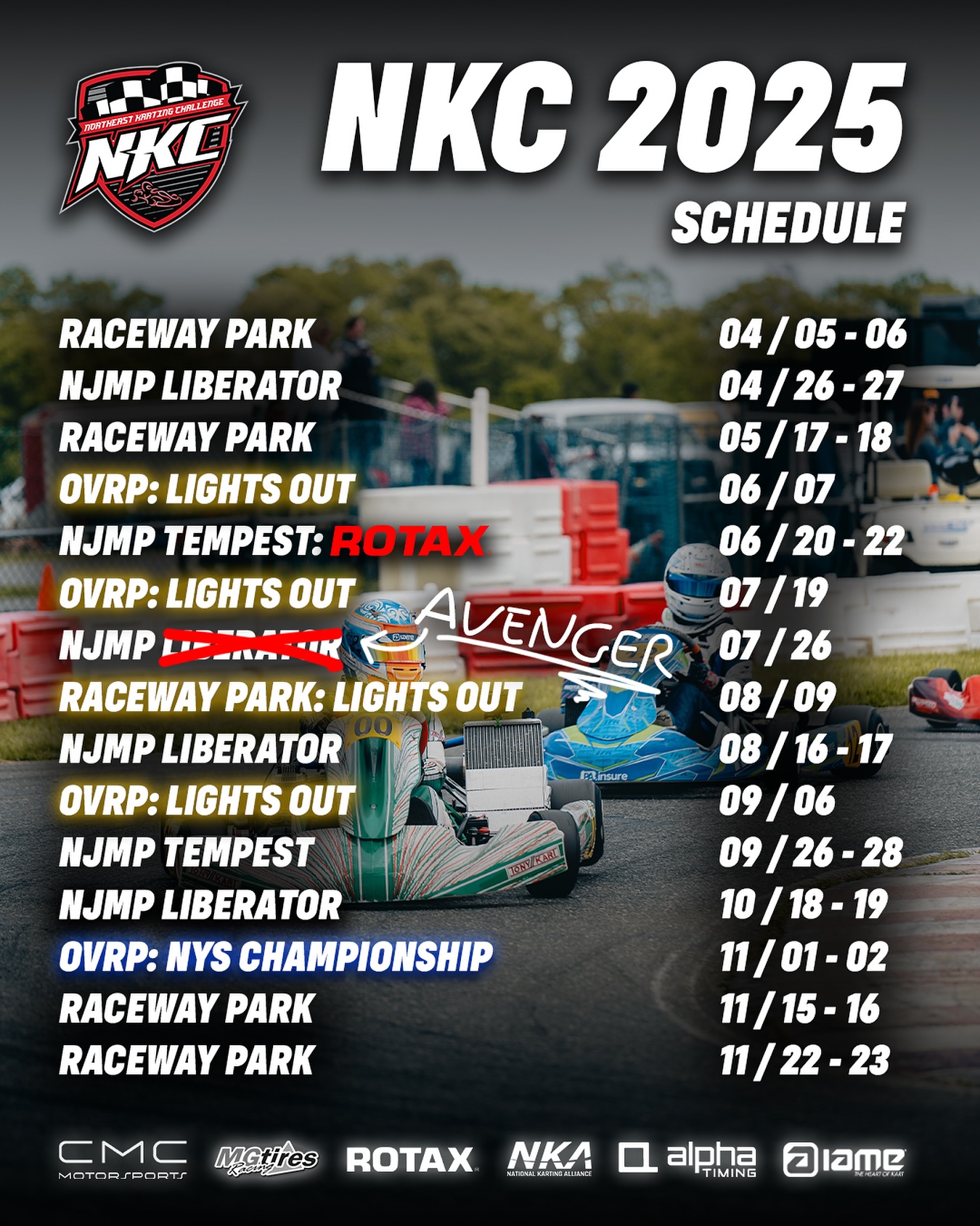Northeast - That’s more like it… Our latest schedule for the 2025 ...