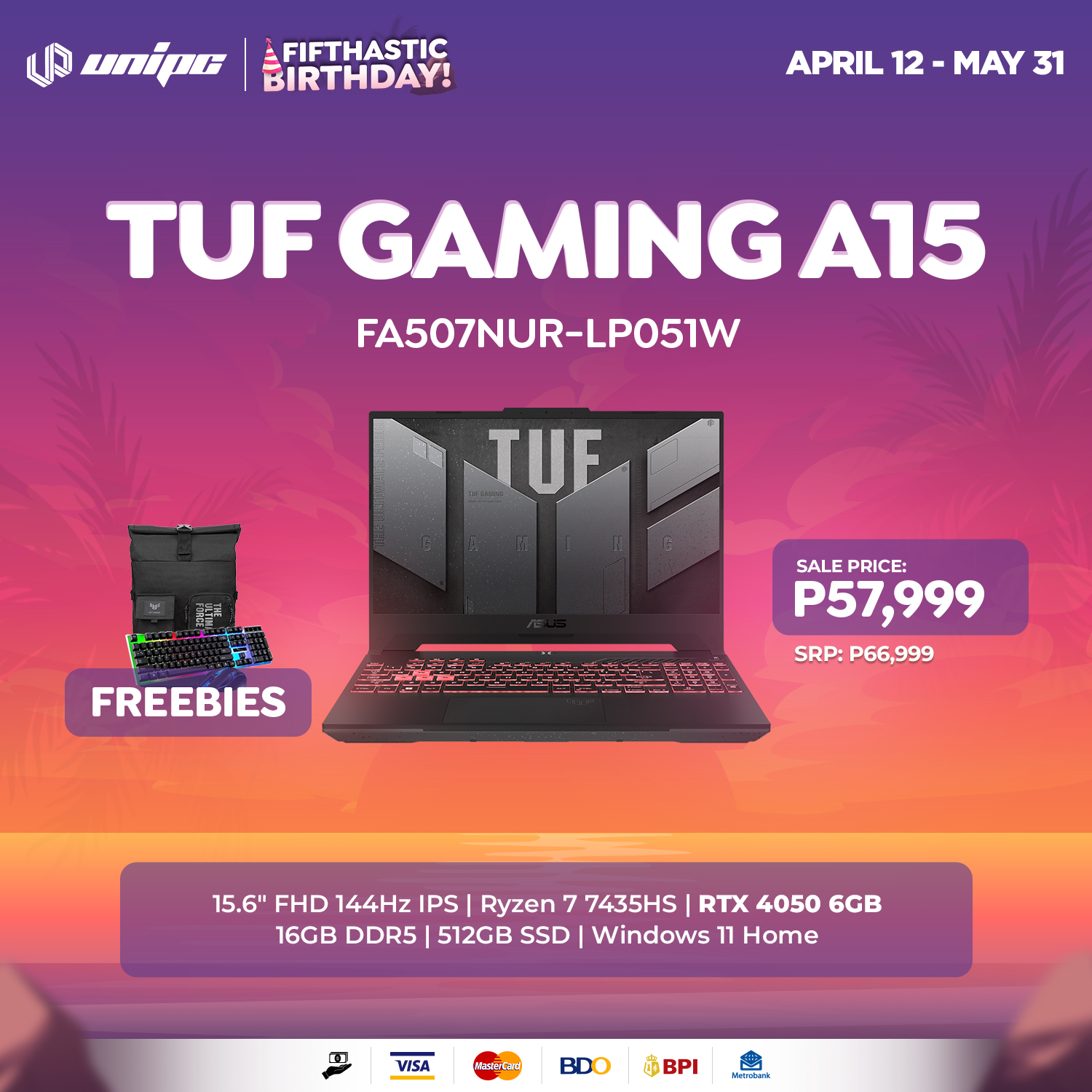 UniPC - One of the top choices for gaming laptop ang ASUS TUF Gaming ...